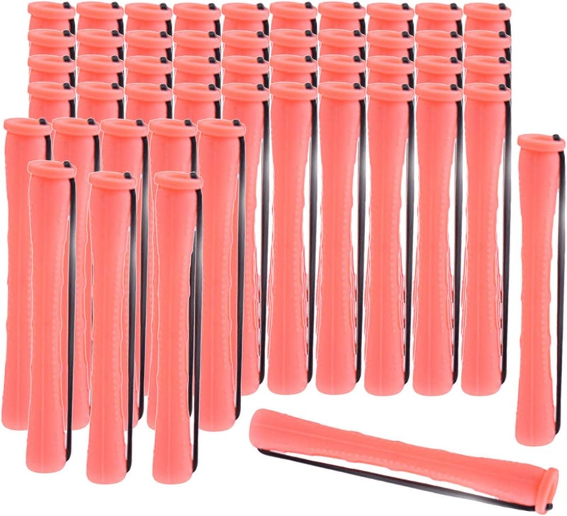 klarako Cold Wave Perm Rods Curling Hair Long Short Hair Small Medium Large Size Heatless tural Rollers Women 1Pack Styling Hairdressing Tools - 50Pcs 1.3cm - Image 1