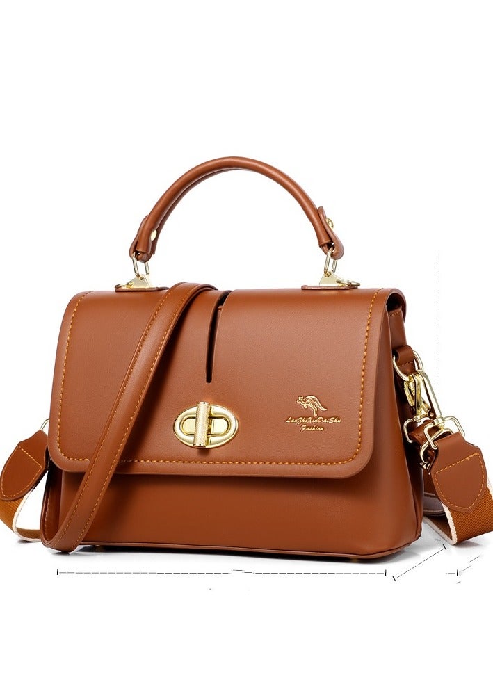 KANGAROO New Fashionable And Minimalist Hand-held Single-shoulder And Crossbody Bag 