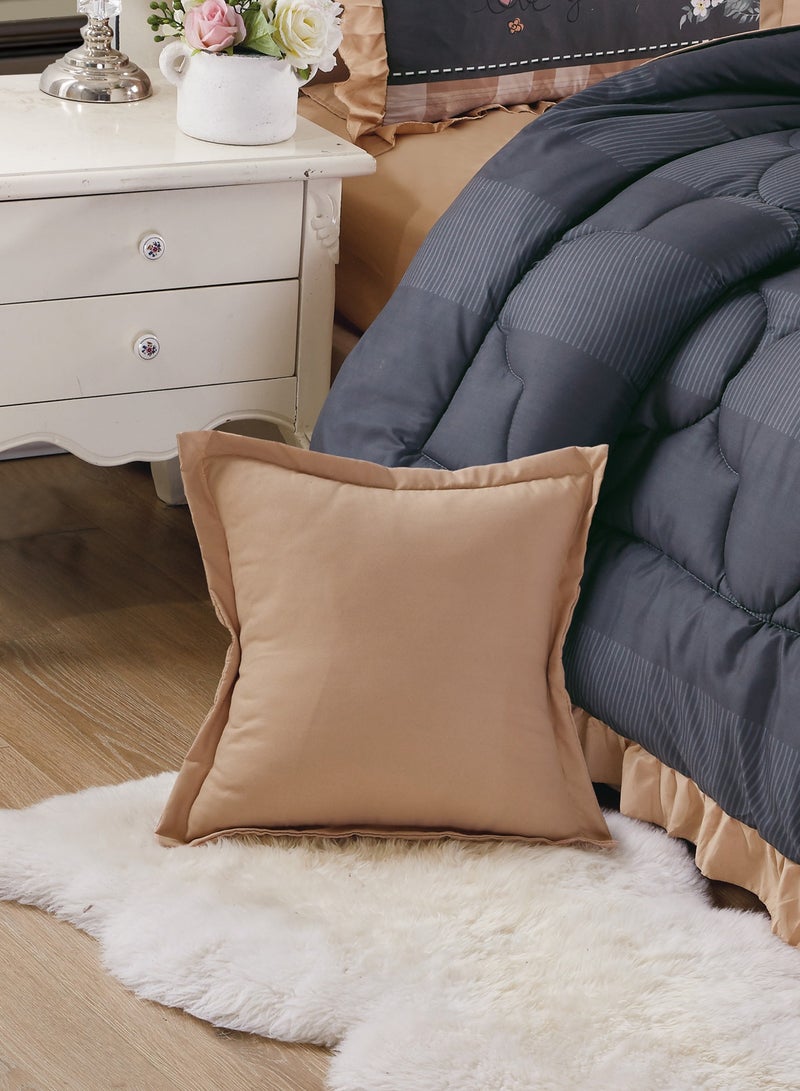 4Piece Single Size 160x210Cm Comforter Set Medium Filling Bedding Set for All Season - Image 3