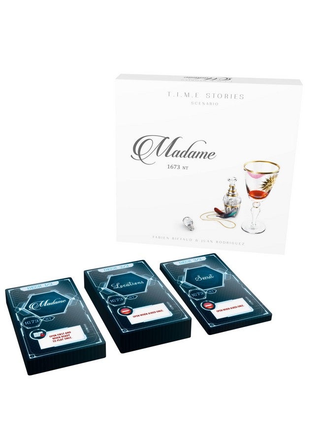 Space Cowboys TIME Stories Madame EXPANSION - Dive into 17th Century Versailles! Adventure Game, Cooperative Strategy Game for Kids & Adults, Ages 12+, 2-4 Players, 90 Min Playtime, Made by Space Cowboys - Image 2