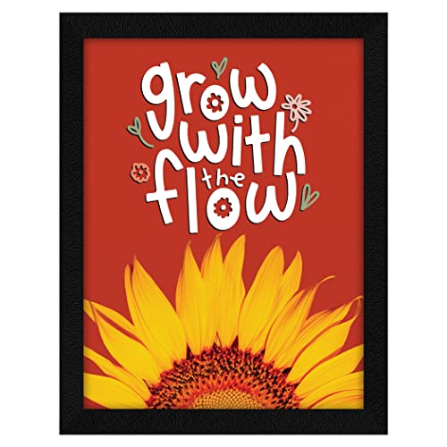 ArtX Paper Motivational Quotes Wall Frame Art Painting, Multicolor, Motivational, 10.0 X 13.0 inches, Set of 1 (Grow) - Image 1