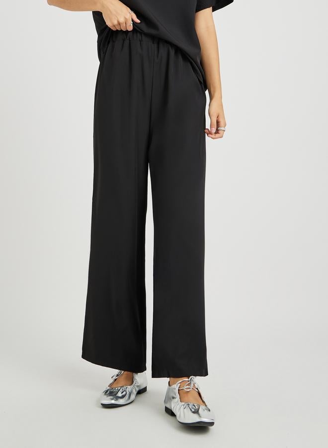 Take Two Solid Short Sleeve T-Shirt and Pants Co-Ords - Image 4