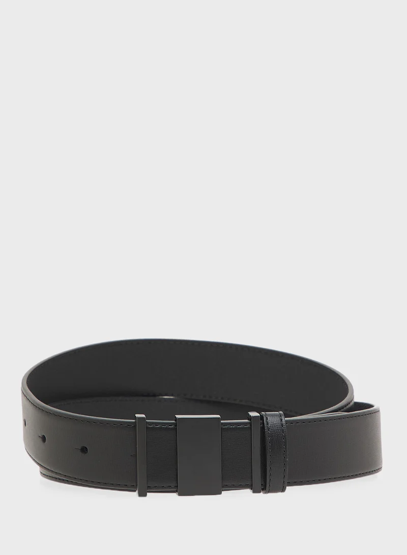 Robert Wood Genuine Leather Reversible Formal Belt