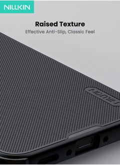 Nillkin Samsung Galaxy A56 5G Case with HD Full Screen Tempered Glass Screen Protector, Slim & Tough - Anti-Scratch & Slip Dual Layer Tough Frosted Case for Samsung Galaxy A56 6.7 inch (Black, 1+1 Pack)  - Image 3