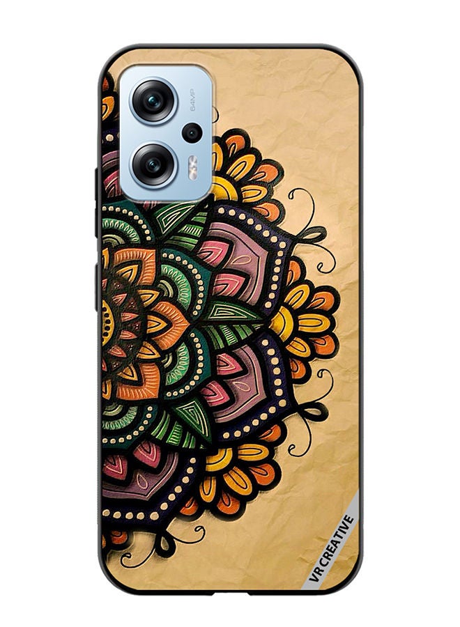 VR CREATIVE Protective Case Cover For Xiaomi Poco X4 GT Mandala Design Multicolour - Image 1