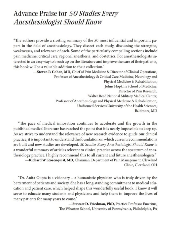 50 STUD EV ANESTHES SHOULD KNOW FSEDSK P (Fifty Studies Every Doctor Should Know) - Image 4