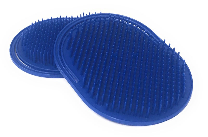 GBS Scalp Massager Hair Comb Blue Pack of 2
