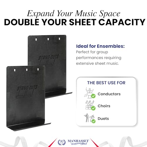 MANHASSET M91 Pair Music Stand-Out Shelf Extenders - Image 2