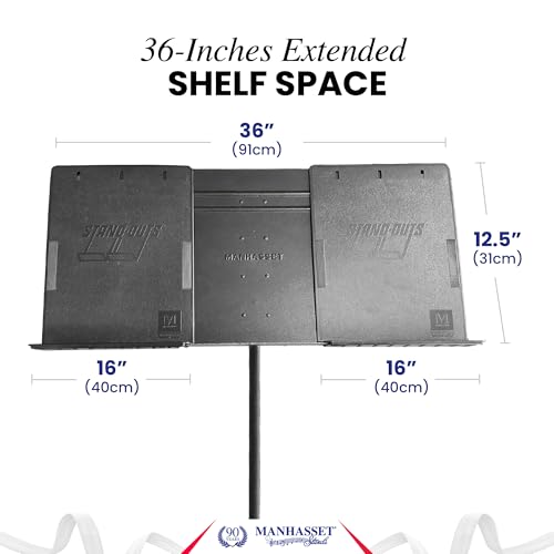 MANHASSET M91 Pair Music Stand-Out Shelf Extenders - Image 3