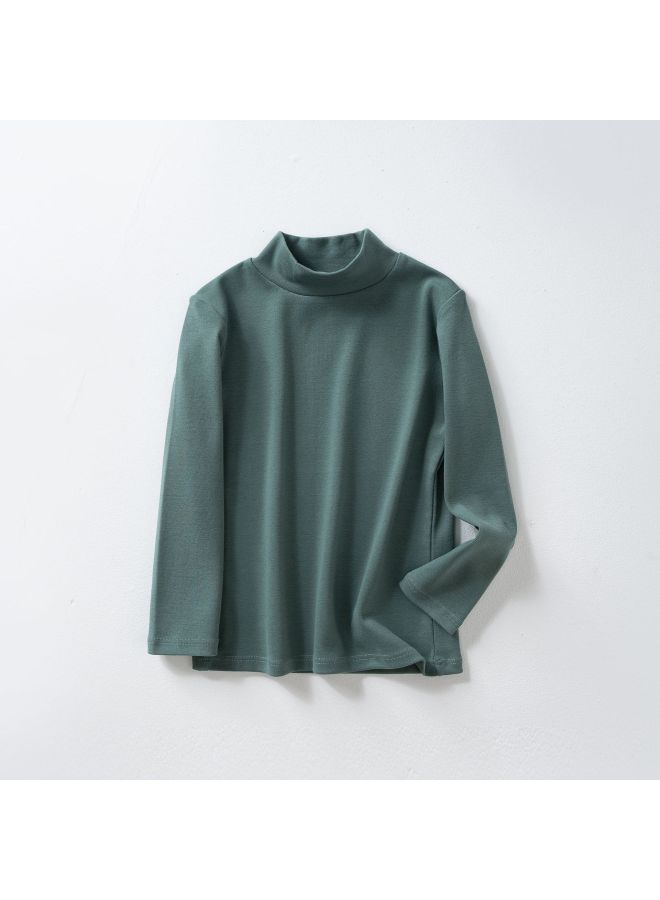 Children's Long-sleeved T-shirt Pure Cotton Autum Girls' Bottoming Shirt Baby Bottoming Clothing Warm Boy's Top Kidsren's Clothing