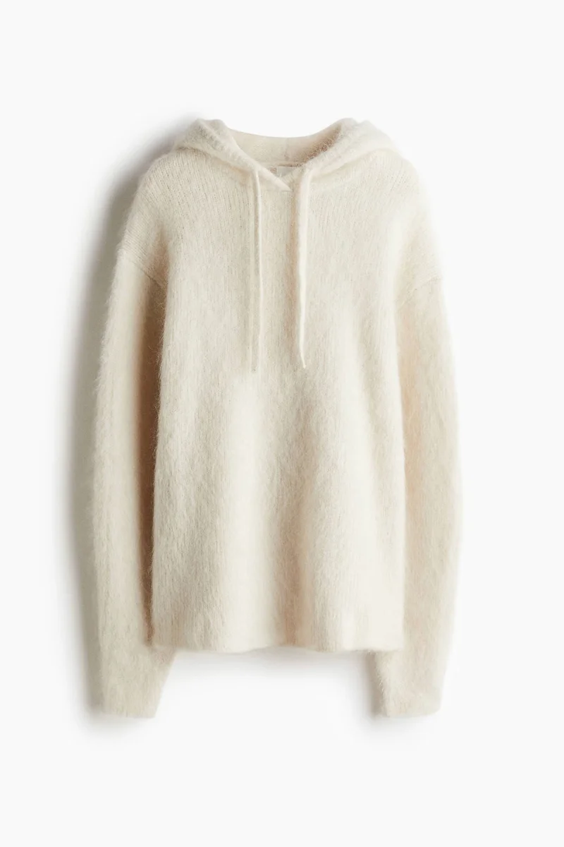 H&M Mohair-blend hoodie