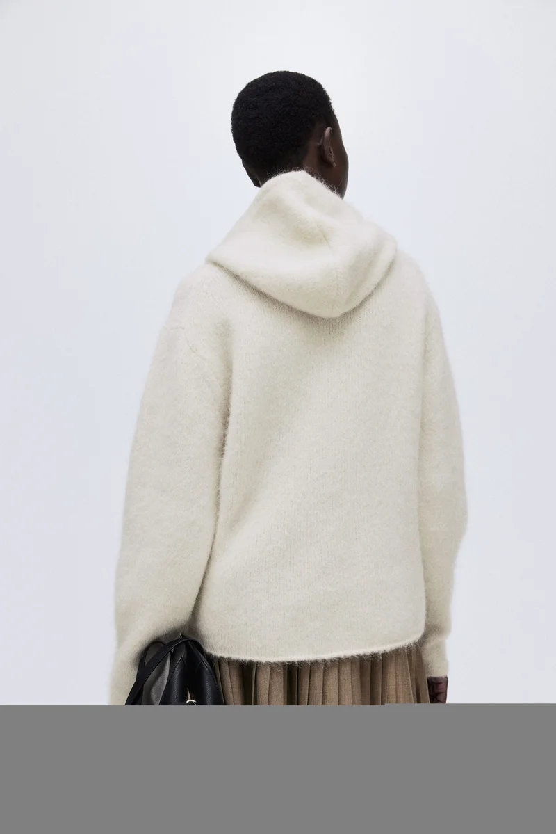 H&M Mohair-blend hoodie