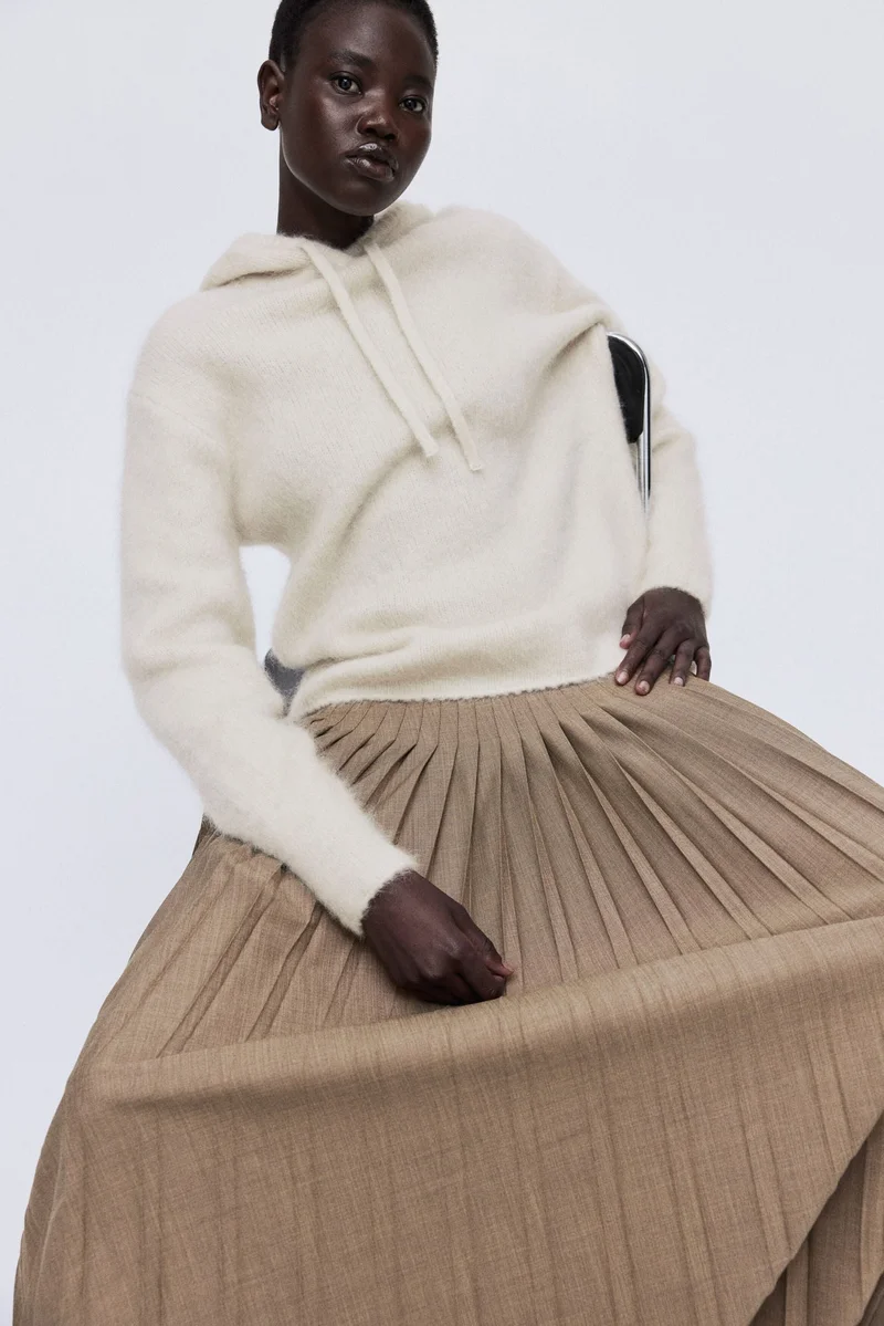 H&M Mohair-blend hoodie