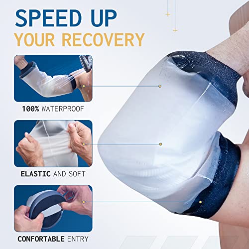 FIGHTECH PICC Line Shower Cover | Available in 3 Sizes | Reusable IV & PICC Line Sleeve | Waterproof Cast Cover for Elbow | PICC Line Covers for Upper Arm Wound (Weight: 170-250 pounds) - Image 4