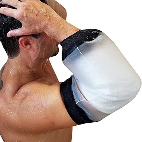 FIGHTECH PICC Line Shower Cover | Available in 3 Sizes | Reusable IV & PICC Line Sleeve | Waterproof Cast Cover for Elbow | PICC Line Covers for Upper Arm Wound (Weight: 170-250 pounds) - Image 1