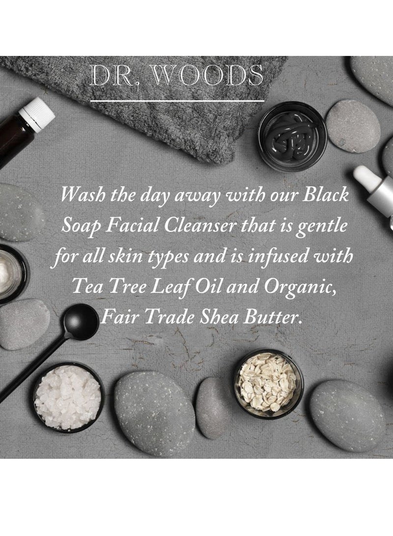 Dr. Woods Dr. Woods Black Soap Liquid Facial Cleanser with Organic Shea Butter, 8 Ounce (Pack of 2)  - Image 2