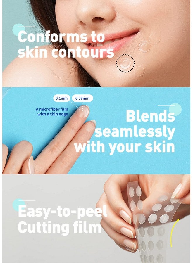 OLIVE YOUNG Care Plus Spot Patch 2 Pack Hydrocolloid Acne Korean Spot Patch To Cover Zits Pimples And Blemishes For Troubled Skin And Face (204 Count 10Mm*144Ea + 12Mm*60Ea) - Image 4
