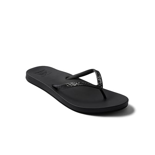 Reef Cushion Stargazer Womens Flip Flop, Super Lightweight, Ultra Soft Cushion Footbed, Black, 9 - Image 3