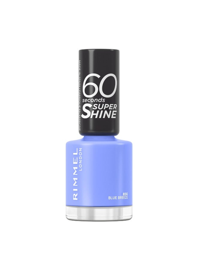 RIMMEL LONDON 60 Seconds Nail Polish - 856 Blue Breeze - Image 1