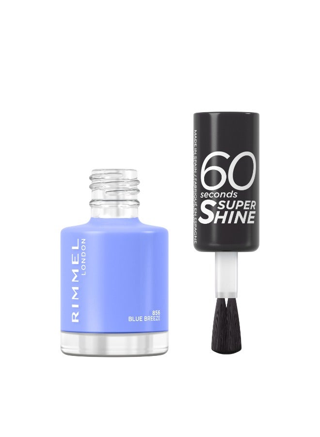 RIMMEL LONDON 60 Seconds Nail Polish - 856 Blue Breeze - Image 2