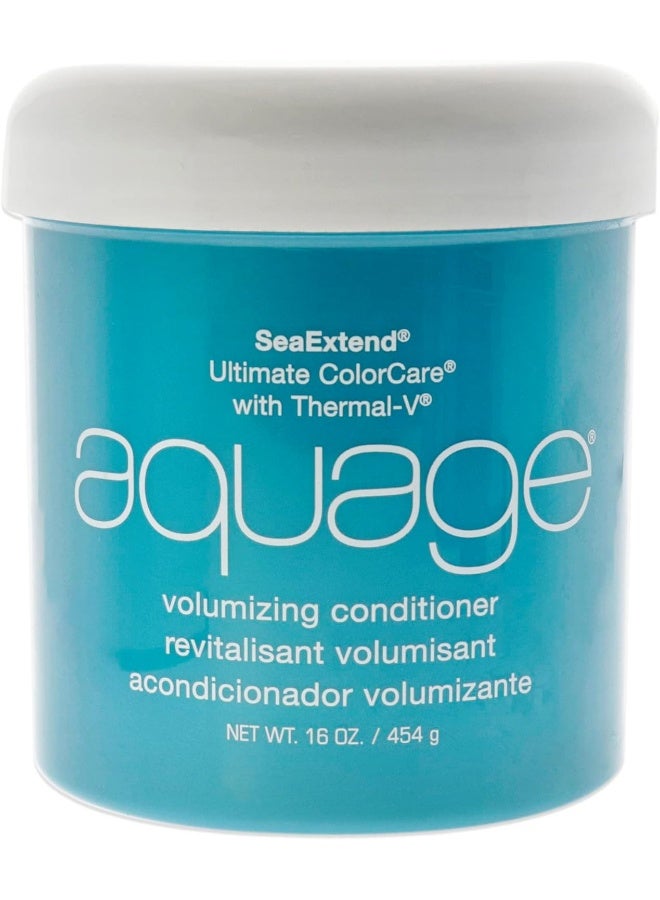 Aquage بلسم أكواج سي إكستند التام للعناية بالألوان مع تقنية ثيرمال-في لتكثيف الشعر للجنسين - 16 أونصة - Image 1