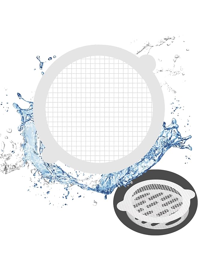 The Bros 28Pack Disposable Shower Drain Hair Catcher Waterproof Mesh Stickers,Kitchen Sink Drain Strainer,Bathtub Hair Catcher for Drain,Sink Stopper,Bathtub Accessories,Bathroom Necessities (3.54"/9CM） - Image 1