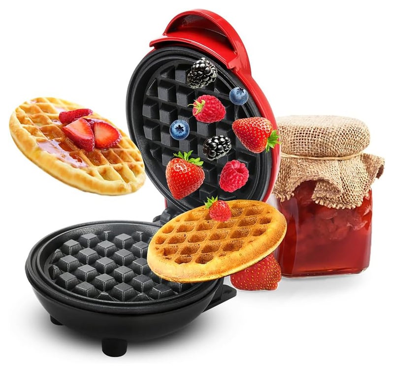 Waffle Maker 350W Non-Stick Coating Classic Waffle Maker Electric Cake Maker for Pancakes Biscuits Shuffle Snacks Belgian Waffle - Image 1