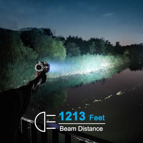 GOODSMANN Rechargeable Spotlight Waterproof LED Flashlight 3000 Lumen Submersible Searchlight with USB Adapter Car Charger 9924-H101-01 - Image 4