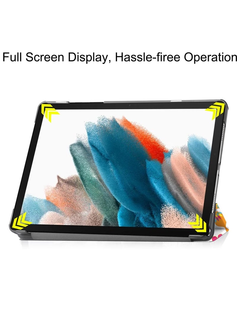 URBBKING Trifold Smart Cover Protective Slim Case for Samsung Galaxy Tab A9 Plus / Samsung Galaxy Tab A11 Plus Butterfly - Image 2