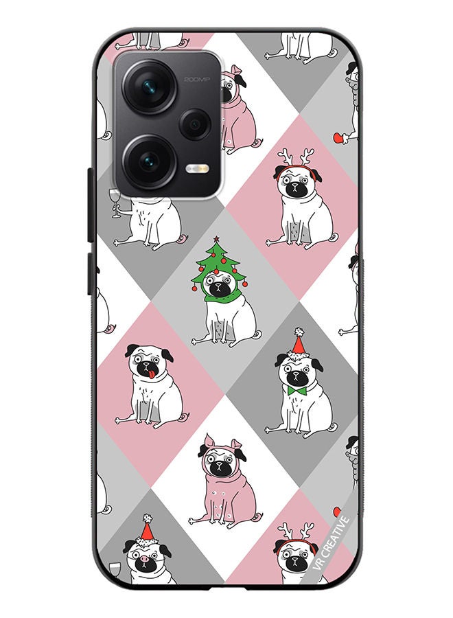 VR CREATIVE Protective Case Cover For Xiaomi Redmi Note 12 Discovery Dogs Design Multicolour - Image 1