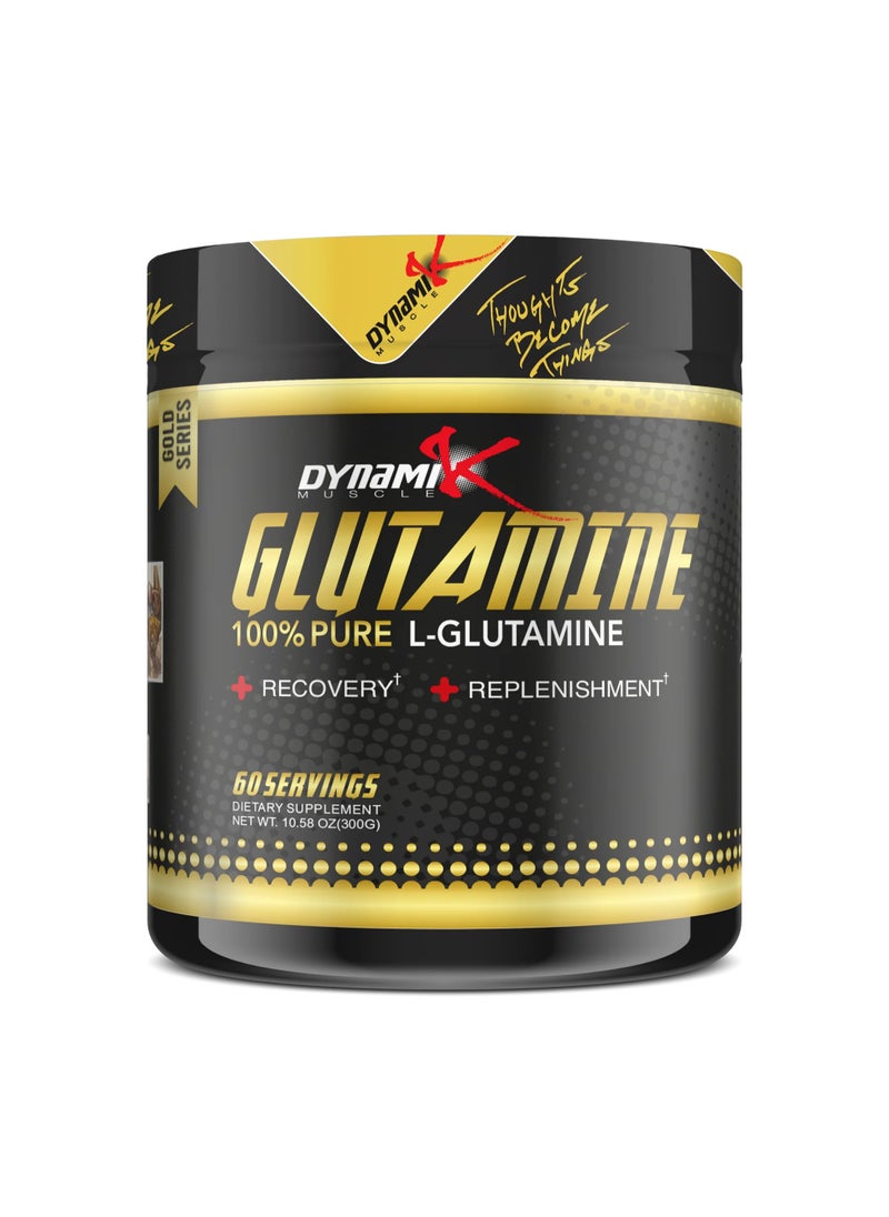 DYNAMIK MUSCLE Glutamine, Unflavoured, 60 Servings  - Image 1