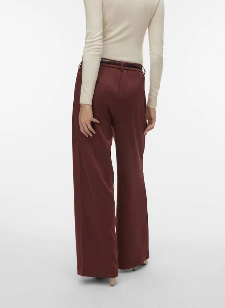 Vero Moda  VMSTEFFI MW WIDE DAD PANT 30" for Women | Best Price UAE