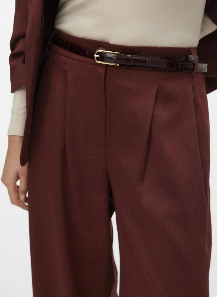 Vero Moda  VMSTEFFI MW WIDE DAD PANT 30" for Women | Best Price UAE