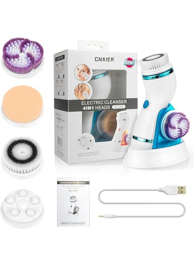 Cnaier 4-in-1 Waterproof Facial Cleanser - Image 1