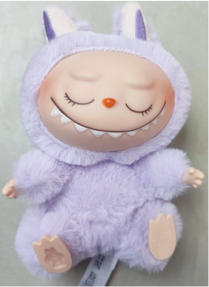 LABUBU Labubu Plush Toyï¼Labubu Second-Generation Sit-Down Party Series, Cute Keyring, 13cm (Not Original)  - Image 1