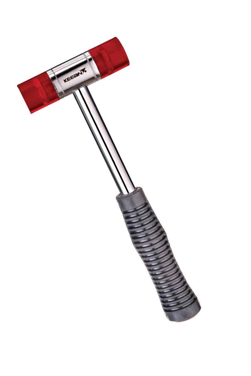 KEEAN 30 MM Soft Faced Acetate Mallet Industrial Hammer Non Slip Rubber Grip Bending Forming Metal Tile Fitting Wood Work Professional - Image 1