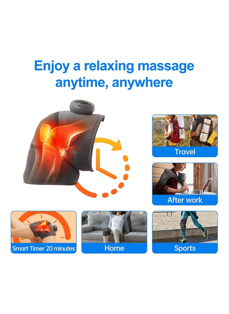 Generic - Advanced Knee  Multi-functional heated massager with five heating modes and three massage modes. Relieves joint pain and stress - Image 1