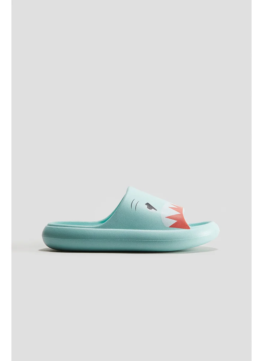H&M Printed Chunky Pool Slides