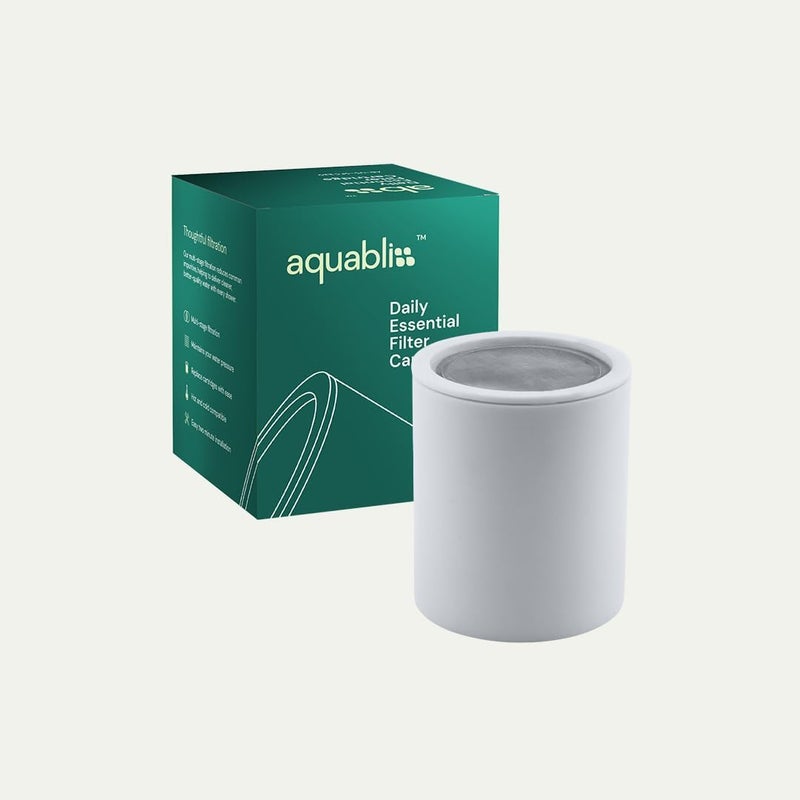 أكوابليس خرطوشة فلتر متعددة المراحل البديلة من AquaBliss، للاستخدام مع فلتر الدش العالمي عالي الإخراج SF220 - Image 1