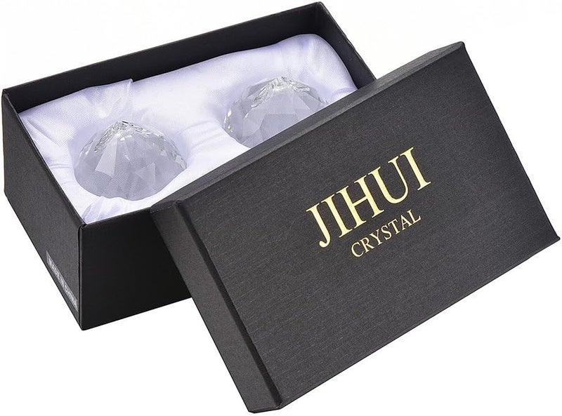JIHUI Suncatcher Crystals Ball Prism Window Rainbow Maker with Chain for Easy Hanging 40 mm 2 Pack - Image 4