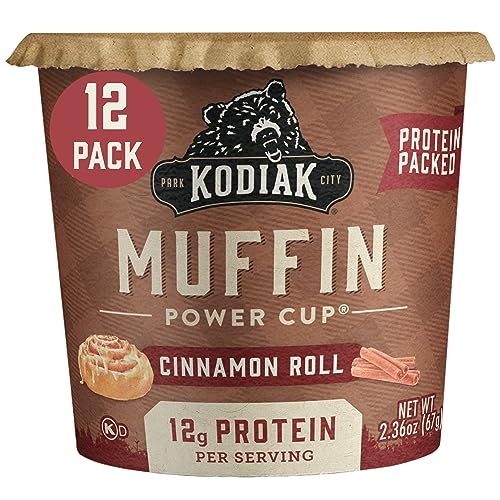 kodiak_cakes Kodiak Cakes Minute Muffins Cinnamon Roll 236 Oz Pack of 12 - Image 1