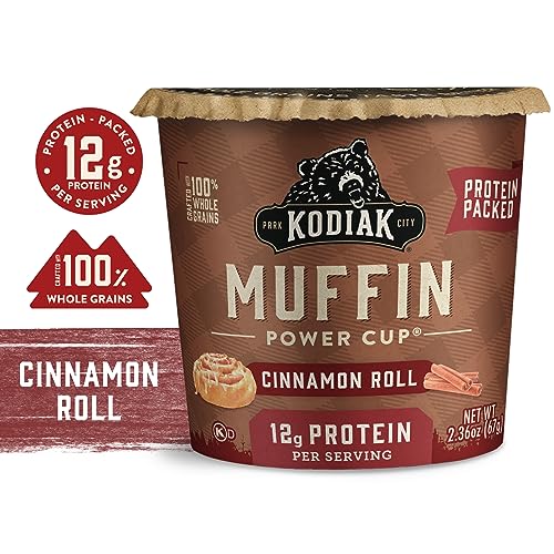 kodiak_cakes Kodiak Cakes Minute Muffins Cinnamon Roll 236 Oz Pack of 12 - Image 5