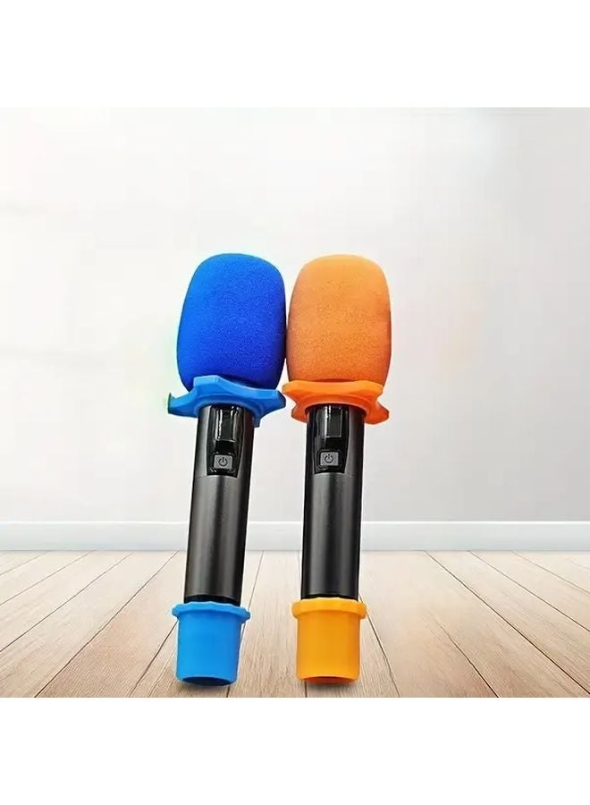 مجموعة واقية من غطاء مضاد للانزلاق للمايكروفون مع قاعدة وملحقات حلقة - Image 2