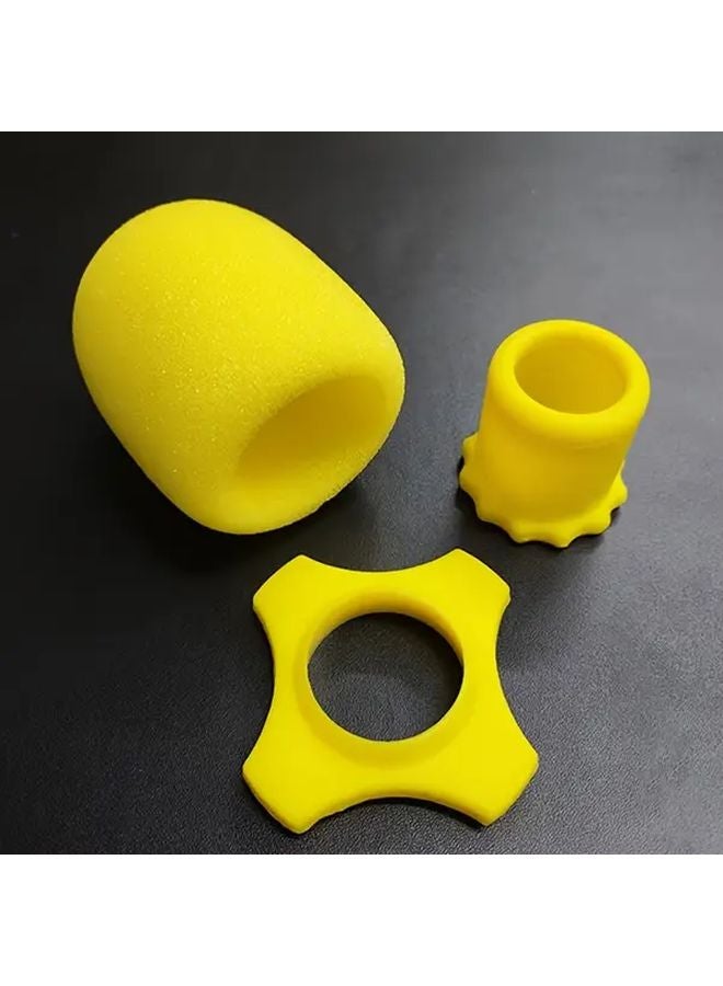 مجموعة واقية من غطاء مضاد للانزلاق للمايكروفون مع قاعدة وملحقات حلقة - Image 3