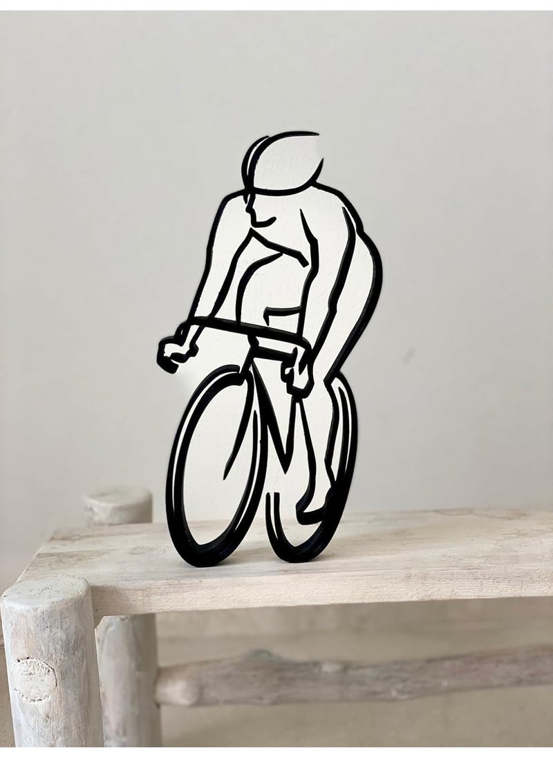 EROTNGO EROTNGO Minimalist Bicycle Tabletop Figure Stylish Home Decor Accent and Thoughtful Gift for Christmas  - Image 1