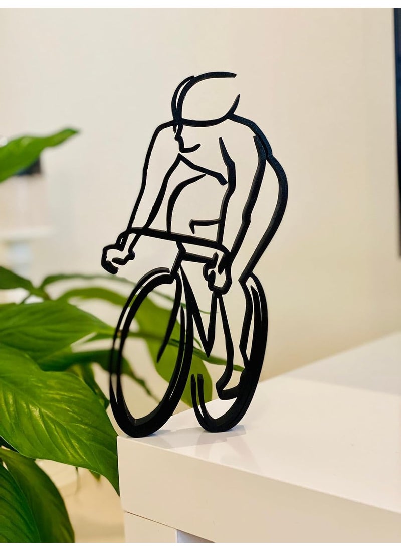 EROTNGO EROTNGO Minimalist Bicycle Tabletop Figure Stylish Home Decor Accent and Thoughtful Gift for Christmas  - Image 3