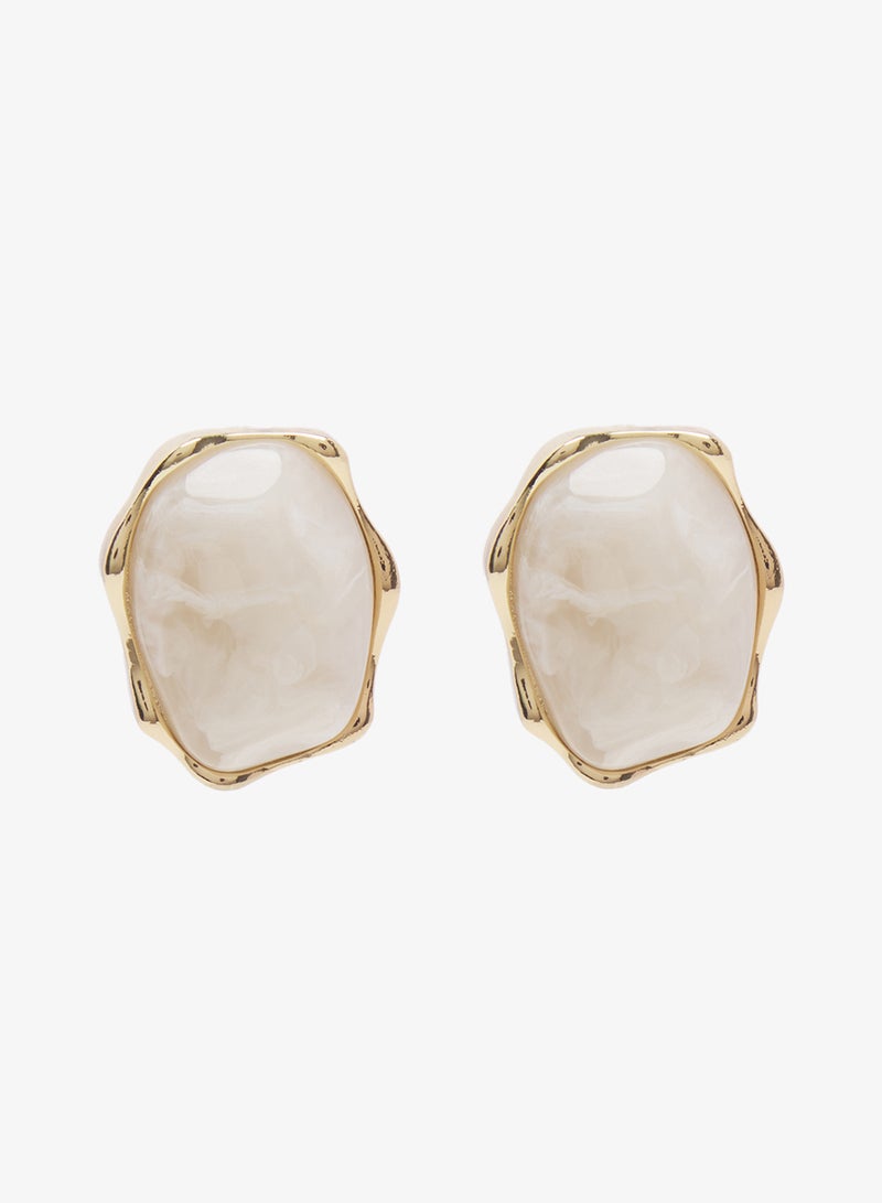 ELLA Resin Stud Earrings - Image 2