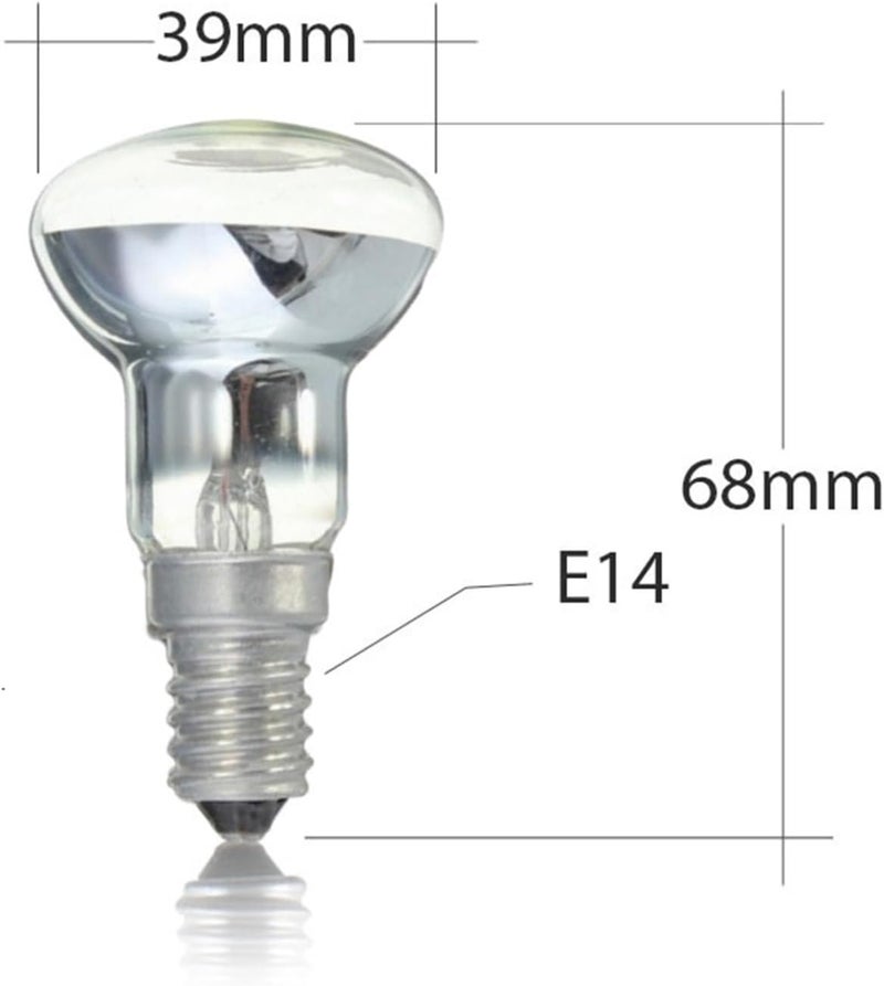Light Bulb, 5pc 30 Watts Lamp Bulbs Reflector Type R39 E14 Base Bulb High Temp Resistant Replacement,for Home Garage Warehouse - Image 2