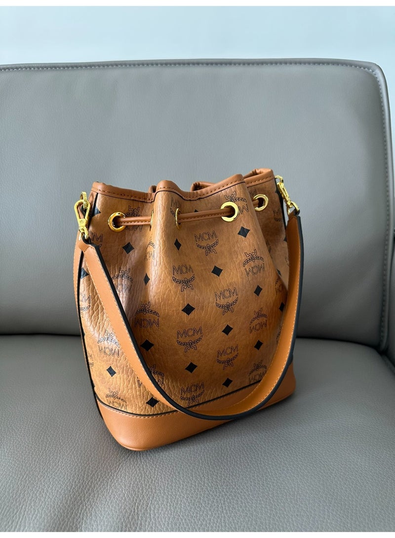 MCM New MCM Bucket Bag Duo Set - Mother & Child Drawstring Handbags - Image 2