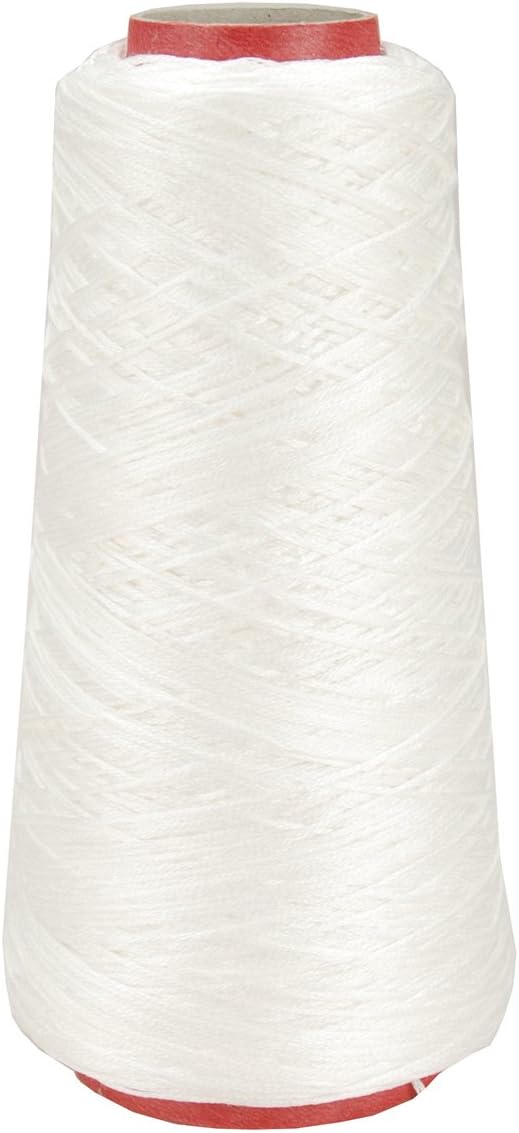 DMC Six Strand Embroidery Cotton 100 Gram Cone White - Image 1